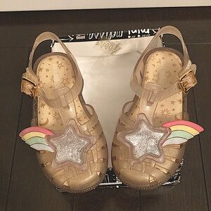Mini Melissa sandals for toddler girls size 9 is